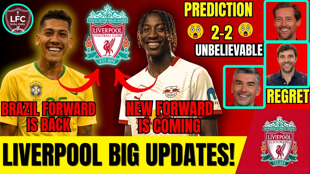 BREAKING 🚨 NEW LIVERPOOL FORWARD COMING AS £87M BRAZIL STAR RETURNS AFTER ROMANO UPDATE