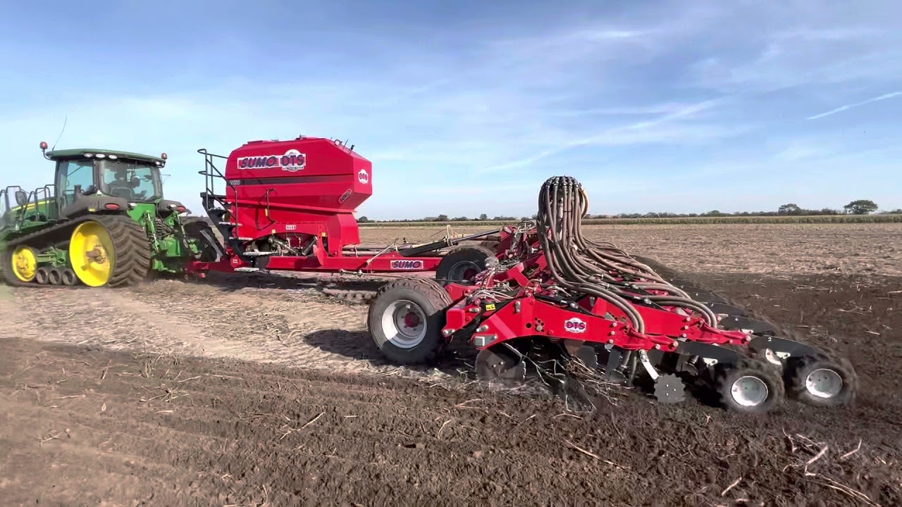 John Deere 8345rt with Sumo DTS 9m drill.