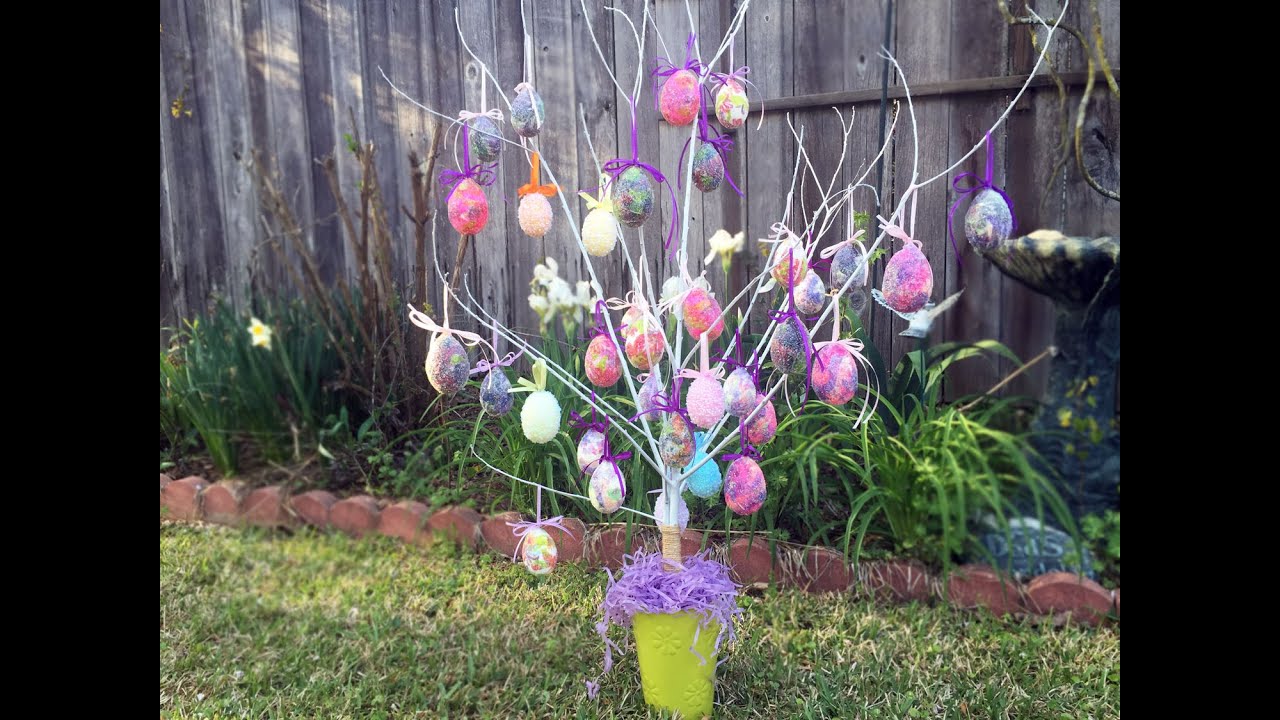 How to make an Easter Egg Tree Tutorial
