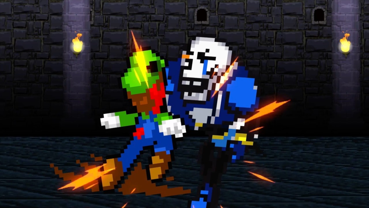 Disbelief Papyrus VS IHY Luigi! (Mad Mario vs Undertale AU Animation)
