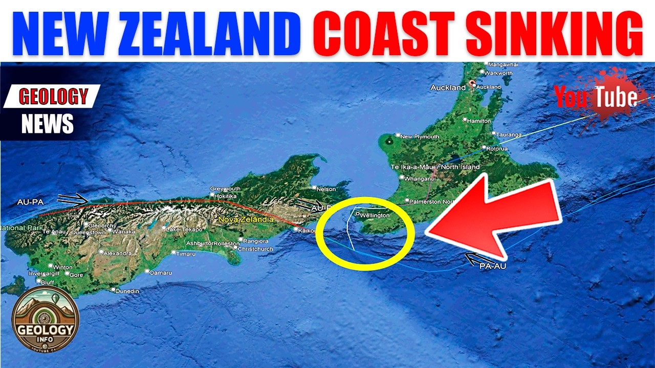 The coast of New Zealand is SINKING. Experts analyze the rapid sinking of the ground.