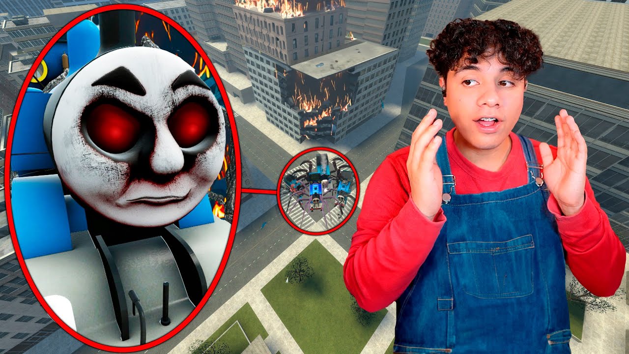 CAPTURE CON UN DRON A 7 THOMAS.EXE TERRORIFICOS!?