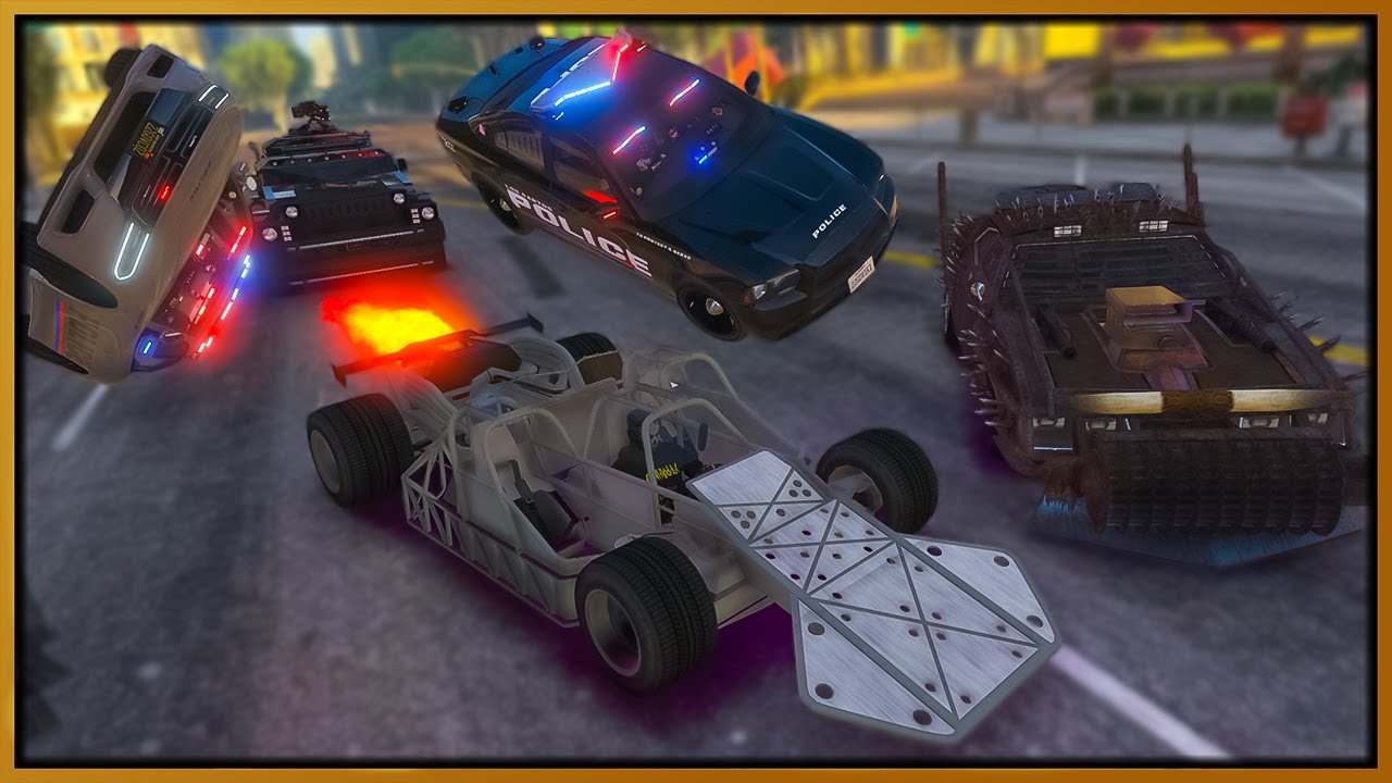 GTA 5 RP — Троллинг «Судной ночи» с Jet Flip Car