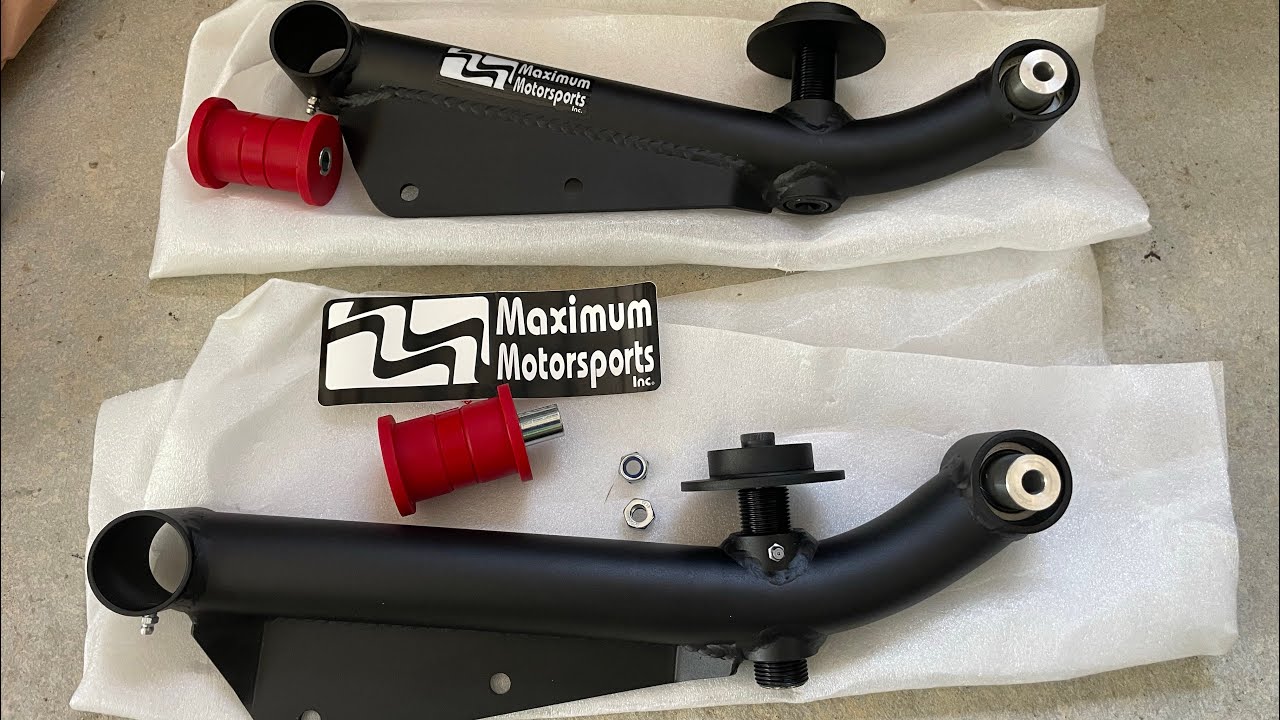  Maximum Motorsports Adjustable Rear Lower Control Arm Install for 94-98 Mustang