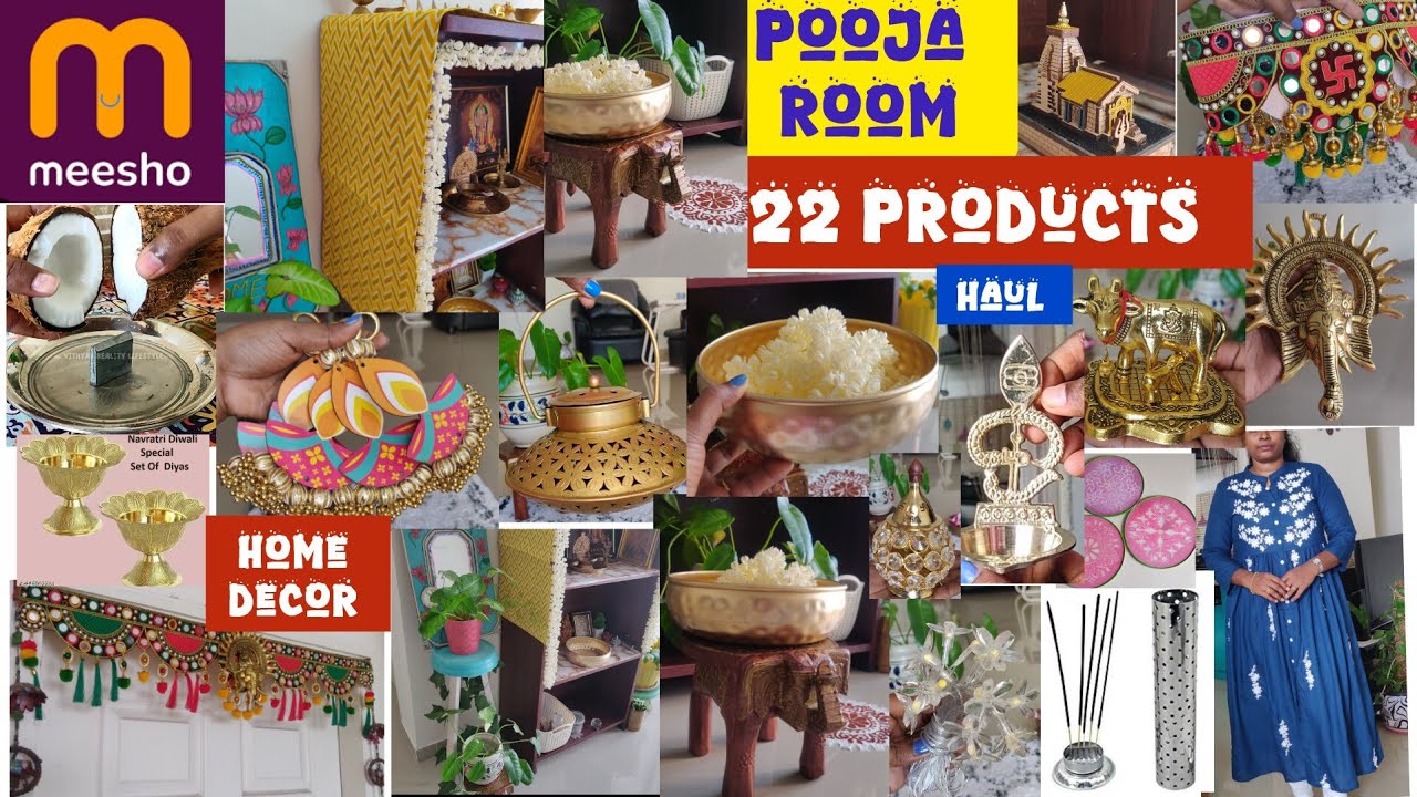 🟣Meesho Latest 🏠Home Decor🪴Pooja Shelf Arrangment🧿Simplify Your Space ❇️Positivity✅Must Buy Products