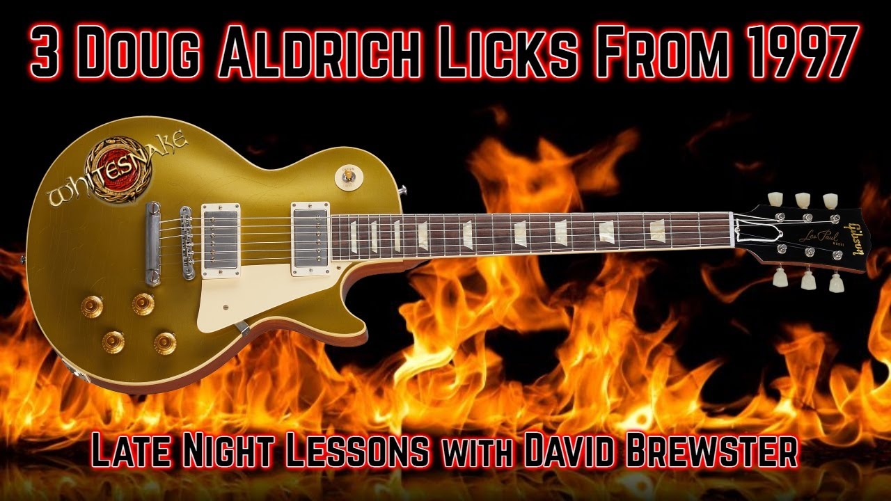 3 Doug Aldrich Licks From 1997