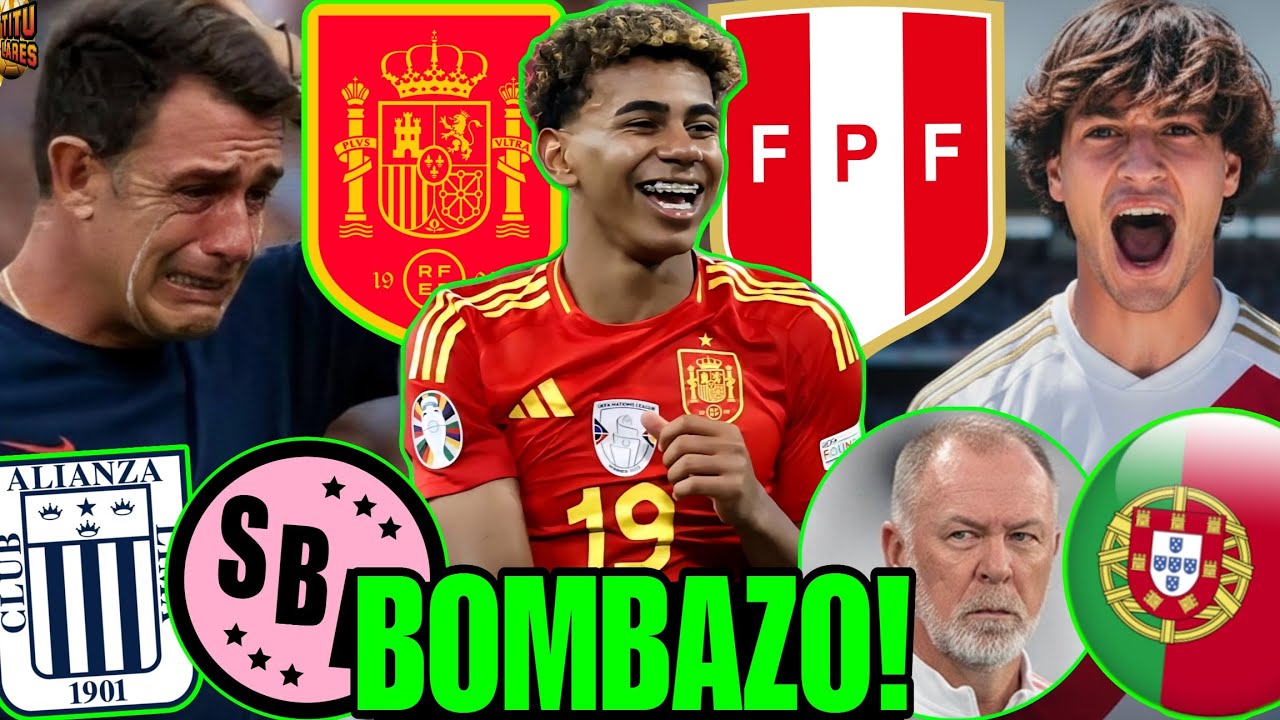 PARTIDAZO! ESPAÑA vs SELECCIÓN 🇵🇪! MANO MENEZES CONVOCARÁ a BASSCO SOYER? GUEDE FUERA de ALIANZA?