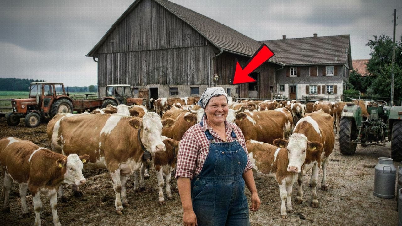 Ihr Mann starb und ließ 25 Milchkühe... Doch sie verdoppelte die Herde in 3 Jahren ohne Kredit