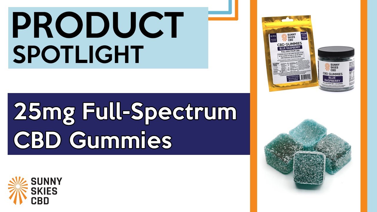 Product Spotlight: 25mg Full-Spectrum CBD Gummies