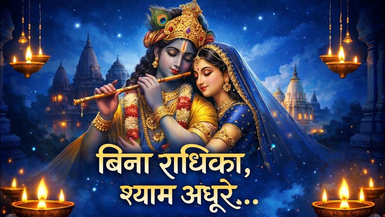 Radhe Krishna Radhe Krishna 🌸 मन को शांति देने वाला भजन @jindagitalks_Bhaktisafar 