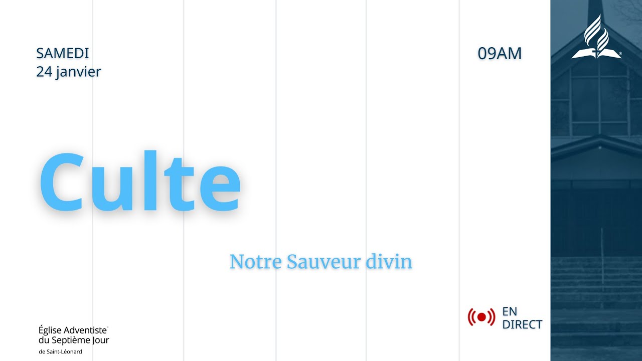 | Notre Sauveur Divin | Past. Marc Bouzy | 24/01/26