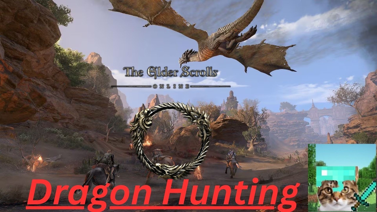 Hunting dragons with new dragon knight character elder scrolls online stream #2