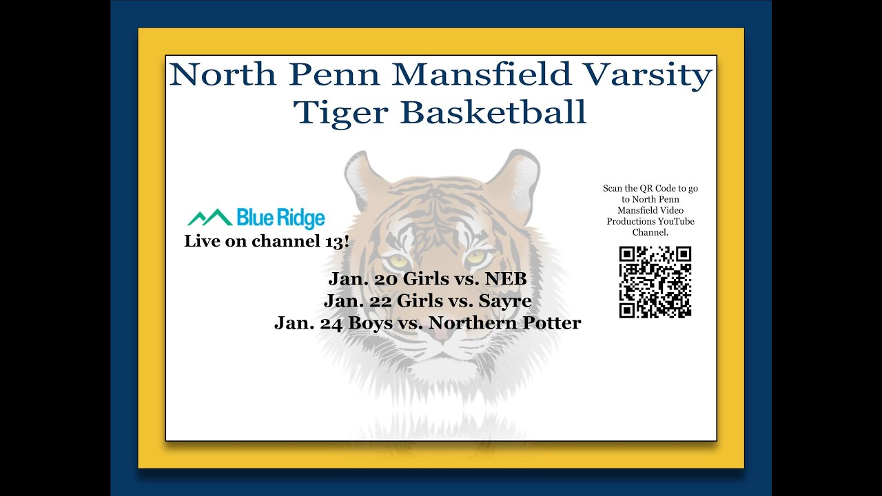 NPMHS Boys Basketball vs. Northern Potter, 1/24/26
