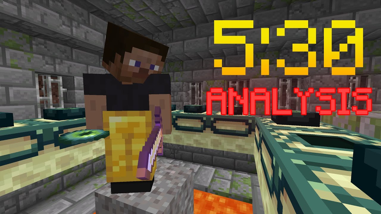 Analysing the Fastest Ranked Minecraft Speedrun