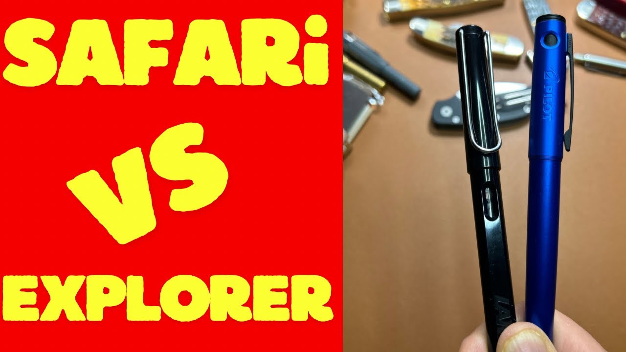 Lamy SAFARI vs Pilot EXPLORER Which is BEST for EDC??