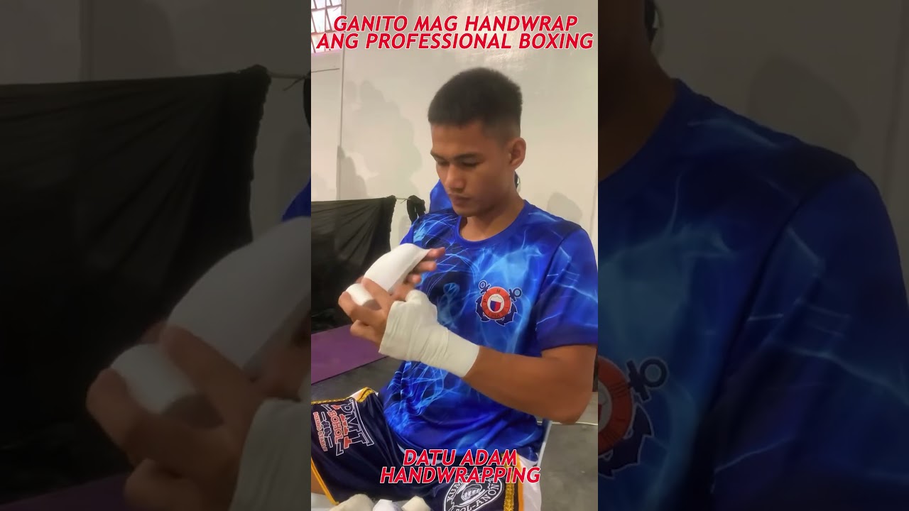 Ganito Mag Handwrap ang Professional Boxer!