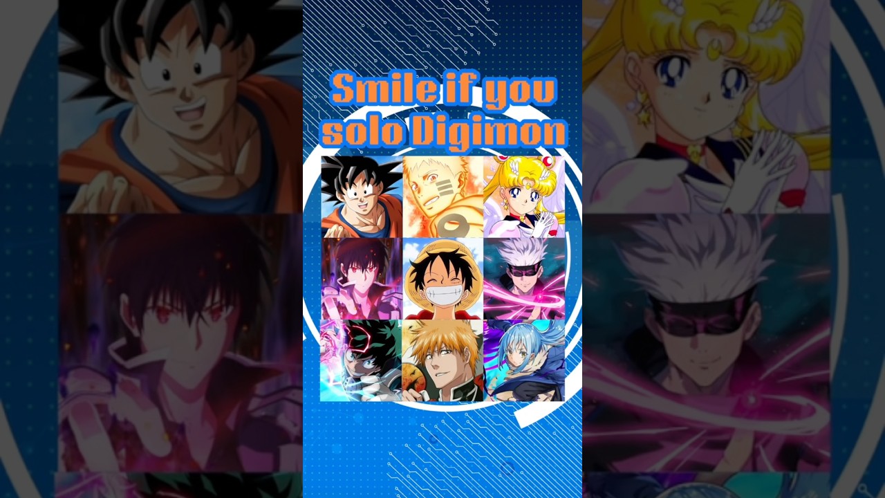 Smile if they solo Digimon?! Ha! #anime #manga #vs #digimon #naruto #onepiece #bleach #dbz #shorts