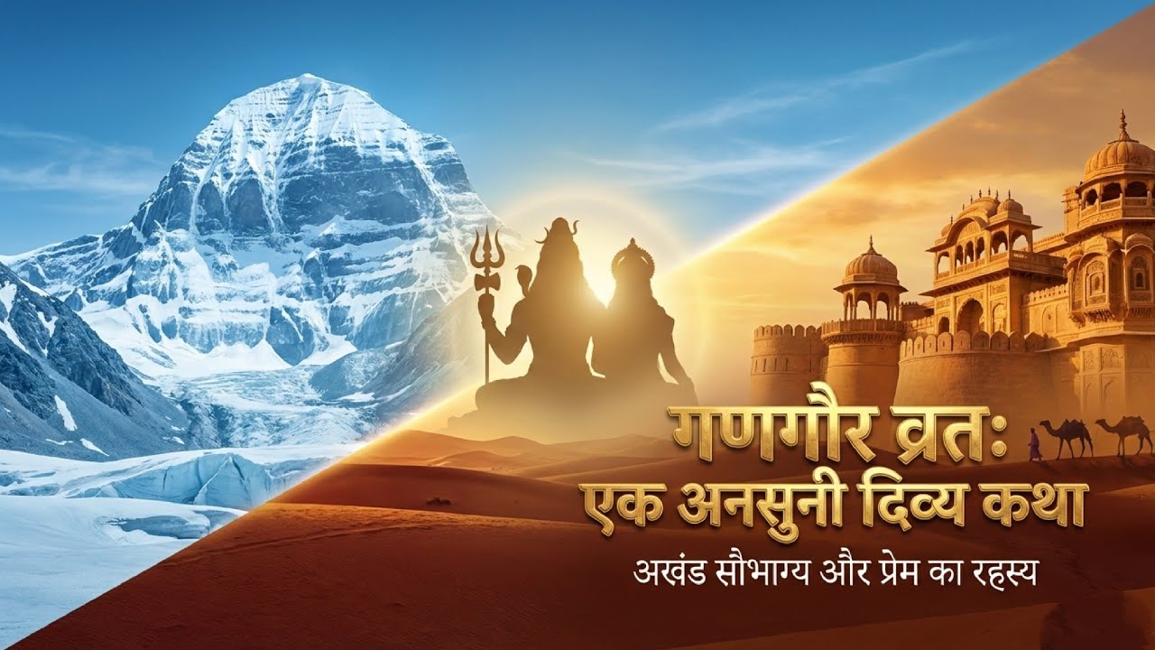 गणगौर व्रत की ऐसी रहस्यमयी कथा जो बहुत कम लोग जानते हैं | Gangaur Vrat Katha | माता गौरी की  कहानी