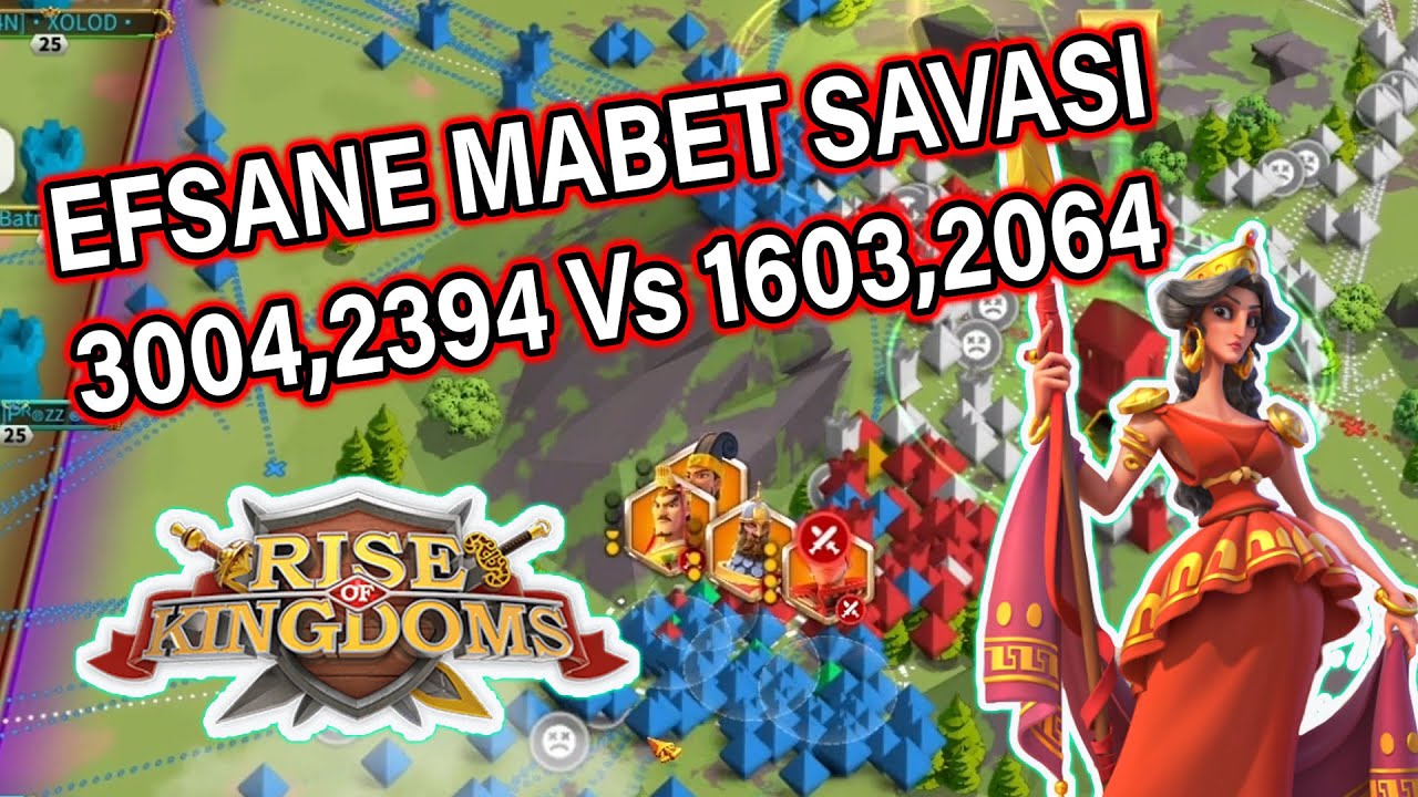 Rise Of Kingdoms - 3004 Kvk Savaşları - Efsane Mabet Savaşı - Bölüm 1