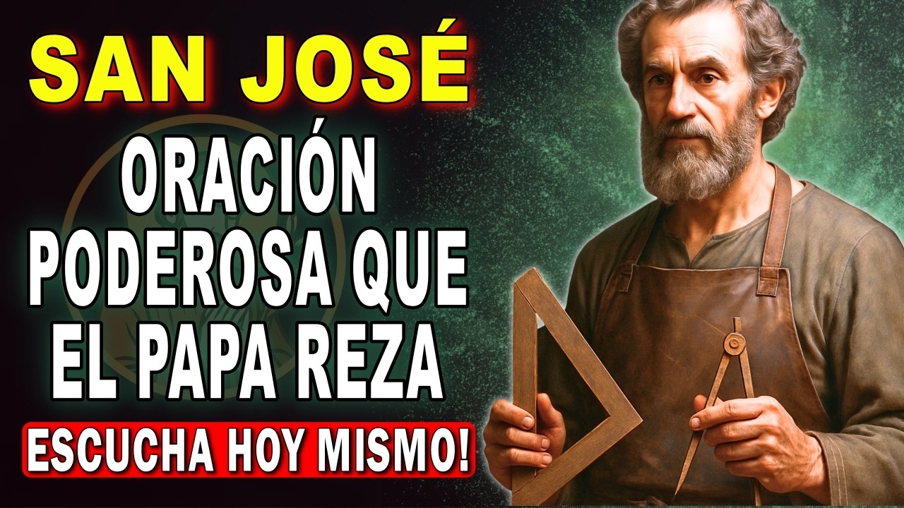 Oración a SAN JOSÉ para Casos Imposibles 🙏 La que reza el Papa Francisco