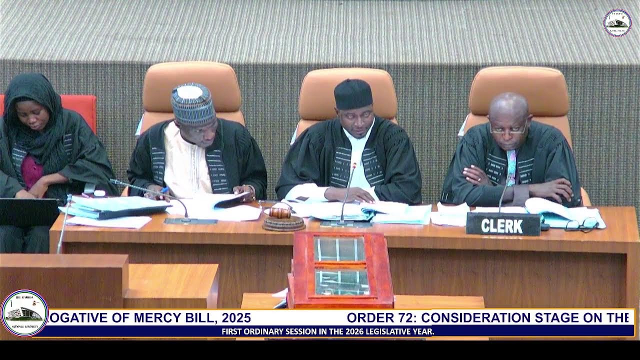 FIRST ORDINARY SESSION IN THE 2026 LEGISLATIVE YEAR.