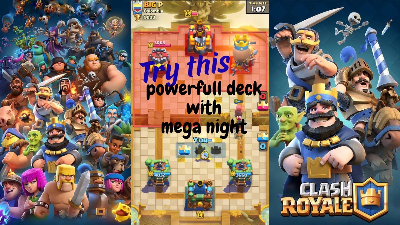 Dominate with this Mega Night deck | Push Trophy to 10,000