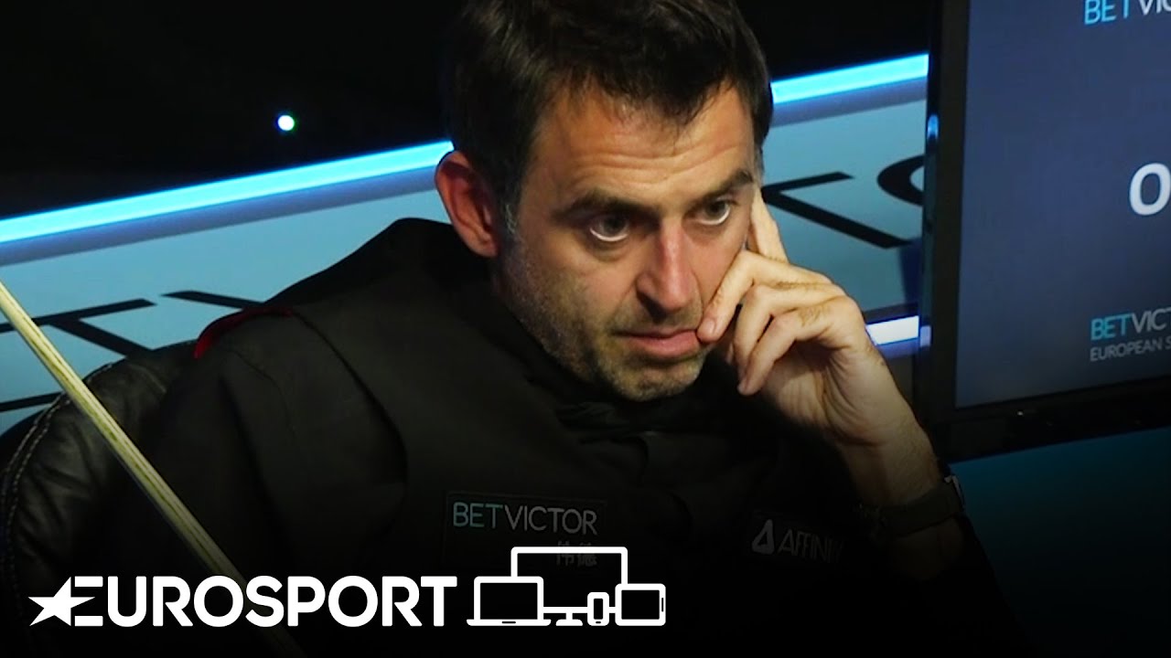 Aaron Hill Upsets Ronnie O'Sullivan | Snooker European Masters | Eurosport