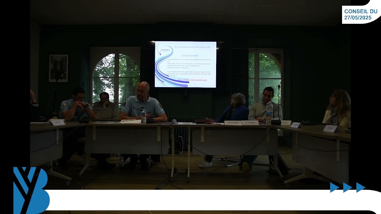 Conseil municipal du 27 mai 2025
