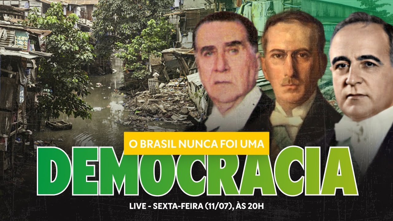 O BRASIL NUNCA FOI UMA DEMOCRACIA