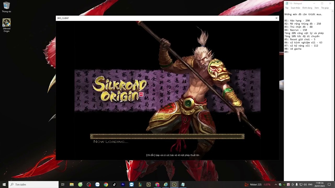Silkroad Origin VTC Hướng Dẫn Tân Thủ Từ lv1 đến Lv 20 #gamer #silkroadonline #silkroadVTC