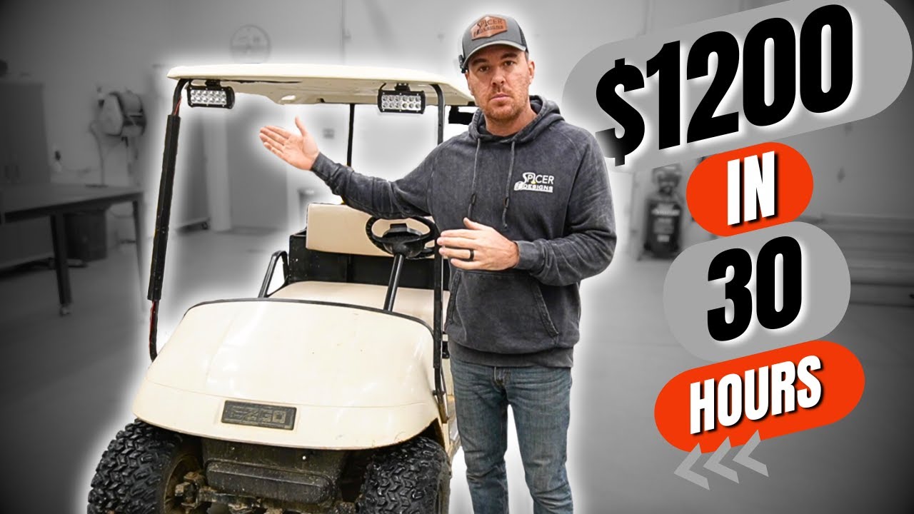 Flipping GOLF CARTS Could Make you An Extra $2000 A Month.....