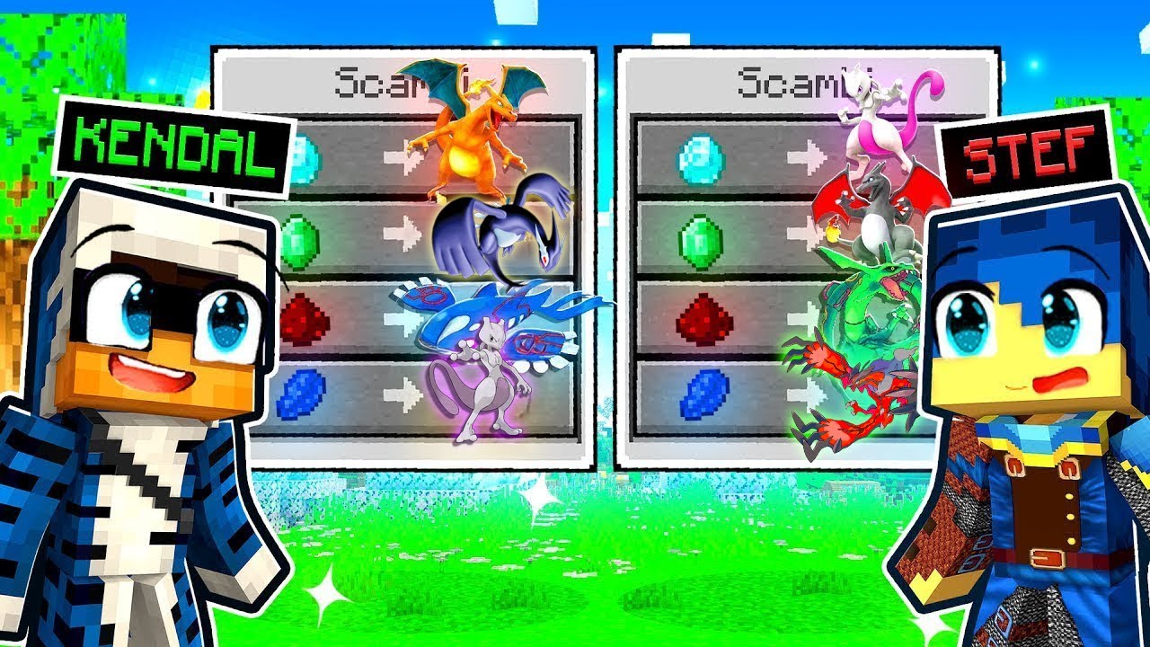 KENDAL POKEMON LEGGENDARI vs STEF POKEMON SPECIALI su MINECRAFT ITA