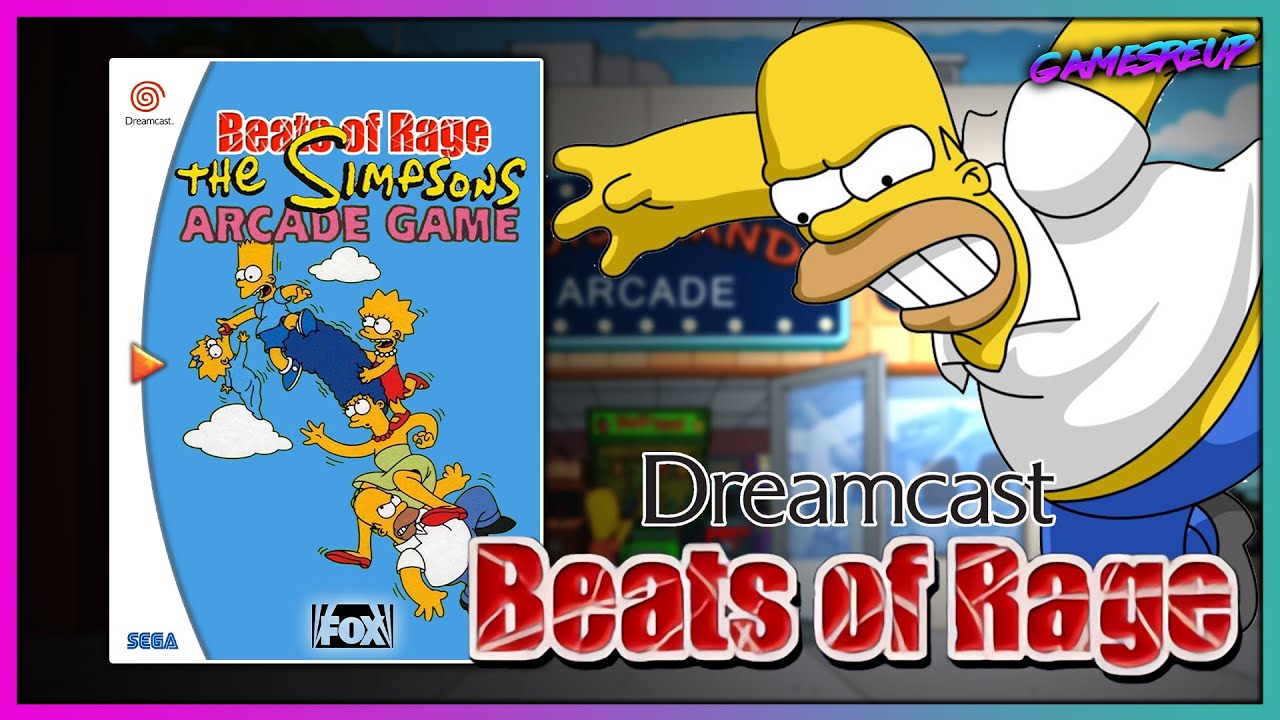 THE SIMPSONS BEATS OF RAGE | SEGA DREAMCAST HOMEBREW REVIEW