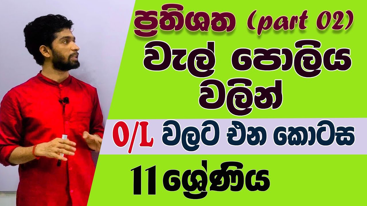 Percentages PART 02 in Sinhala | Prathishatha | wel poliya | Grade 11 & O/L maths | Siyomaths 🇱🇰