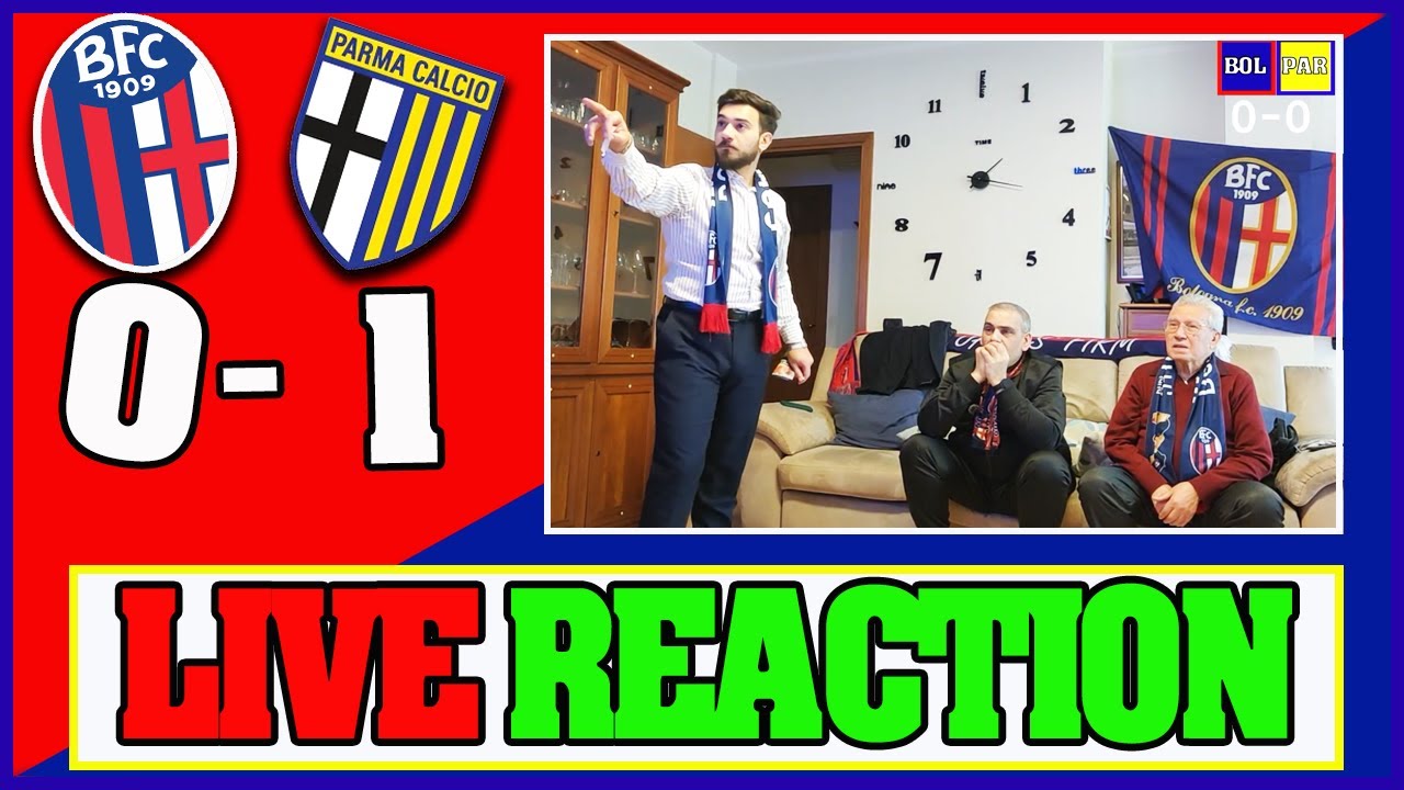 ⭕️BOLOGNA PARMA 0-1 :LIVE REACTION !🔴🔵⚽️