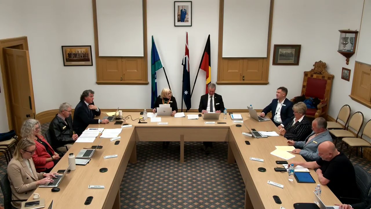 Wednesday 22 October 2025 Council Meeting.