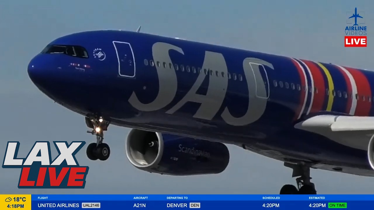 🔴LIVE LOS ANGELES (LAX) AIRPORT ACTION! (April 12th, 2026)