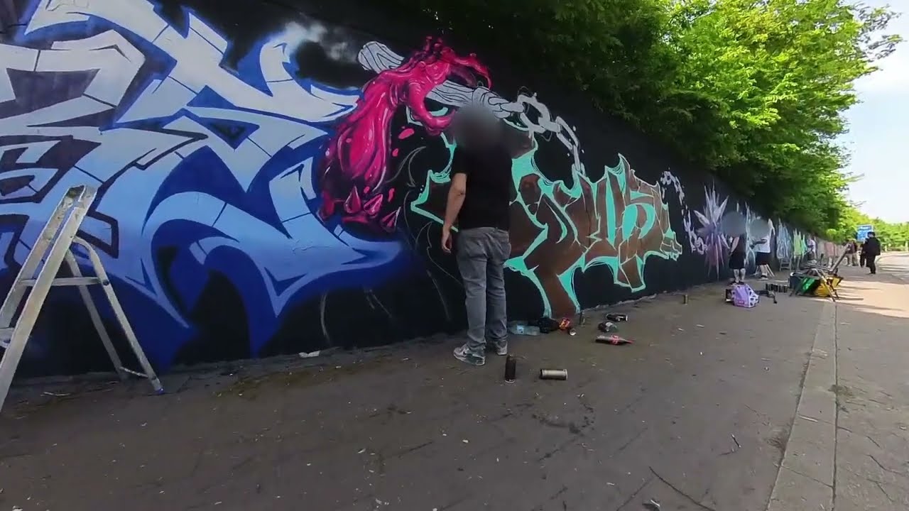 A lot of Graffiti burners