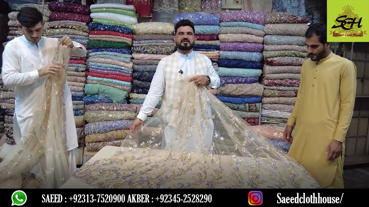 Bridal Valima Fabric Cutdana Work