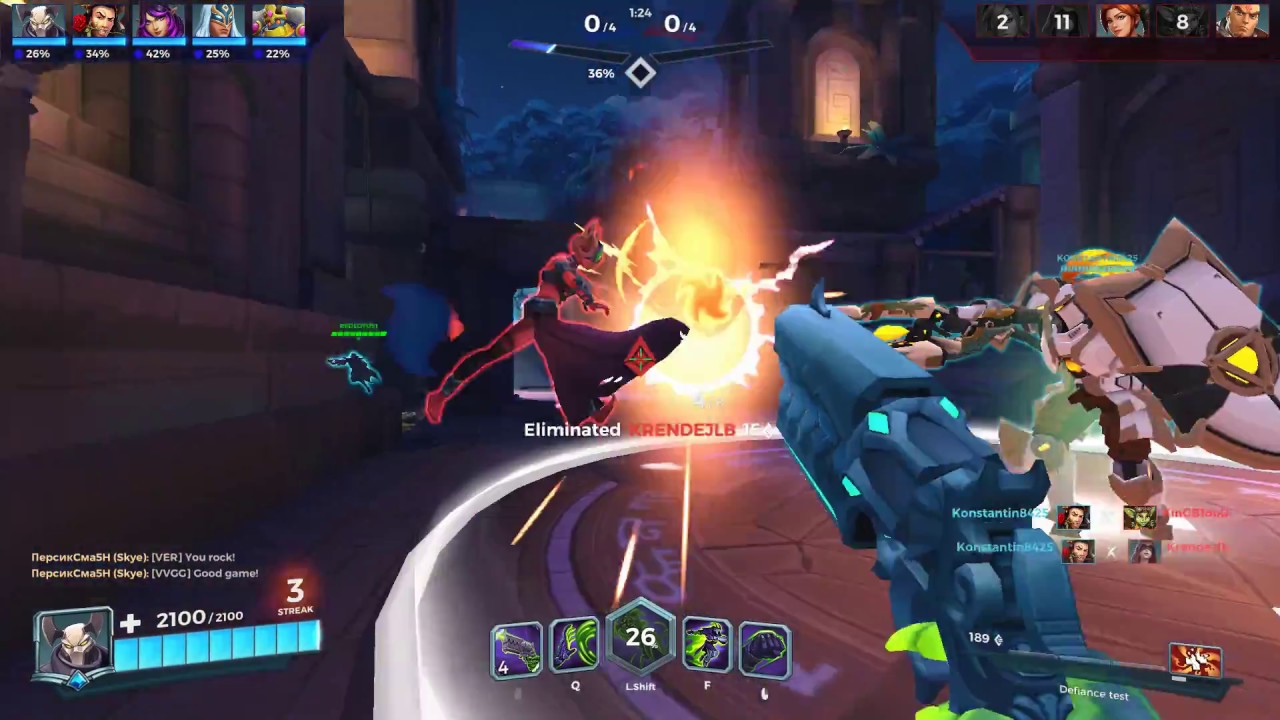 Epic Androxus Gameplay! Paladins Ranked Late Penta Kill!