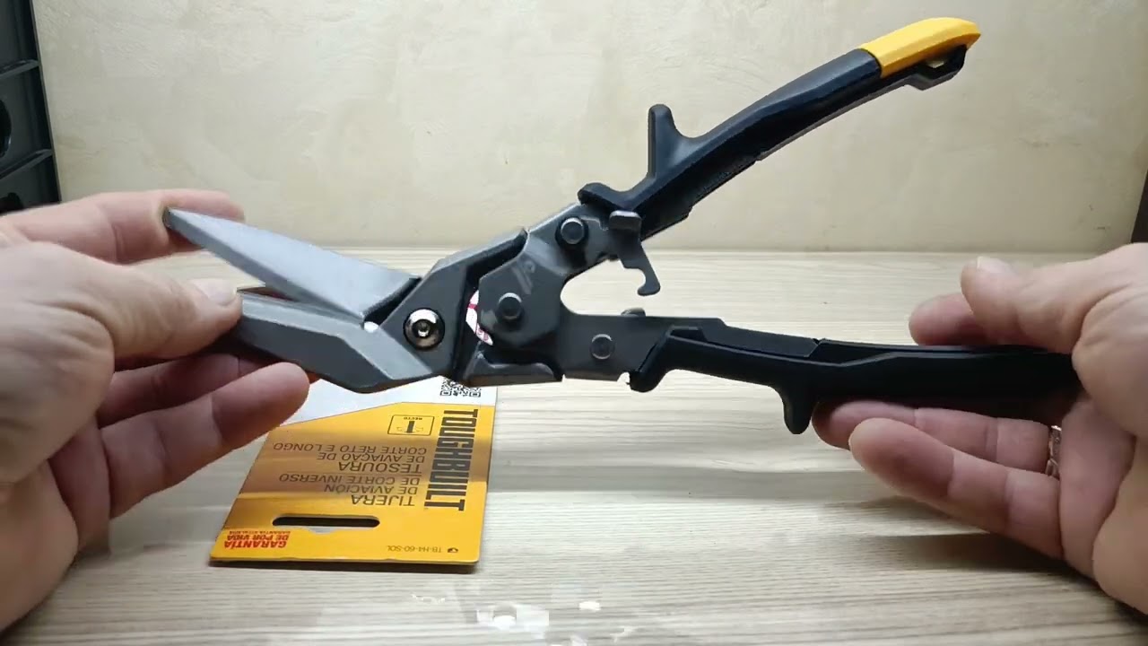 Ножницы по металлу с прямым смещением TOUGHBUILT TB-H4-60-SOL