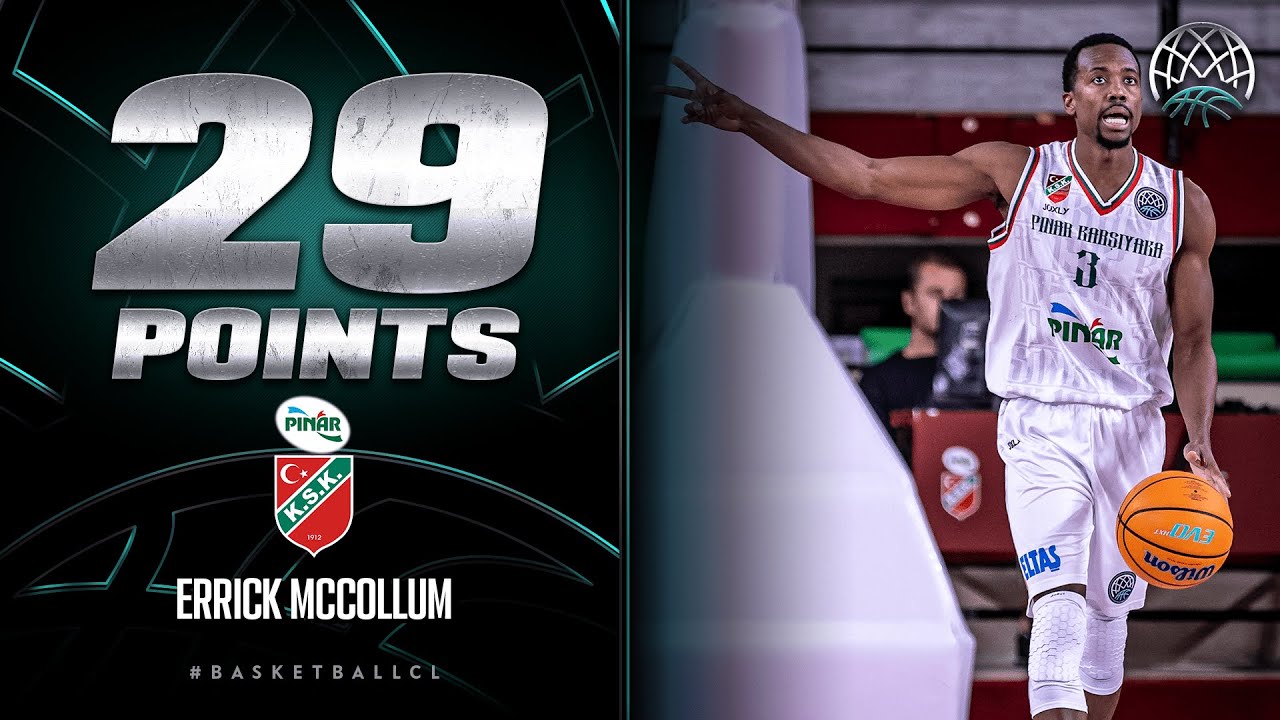 29 PTS in his 1st BCL Game! | Errick McCollum vs AEK