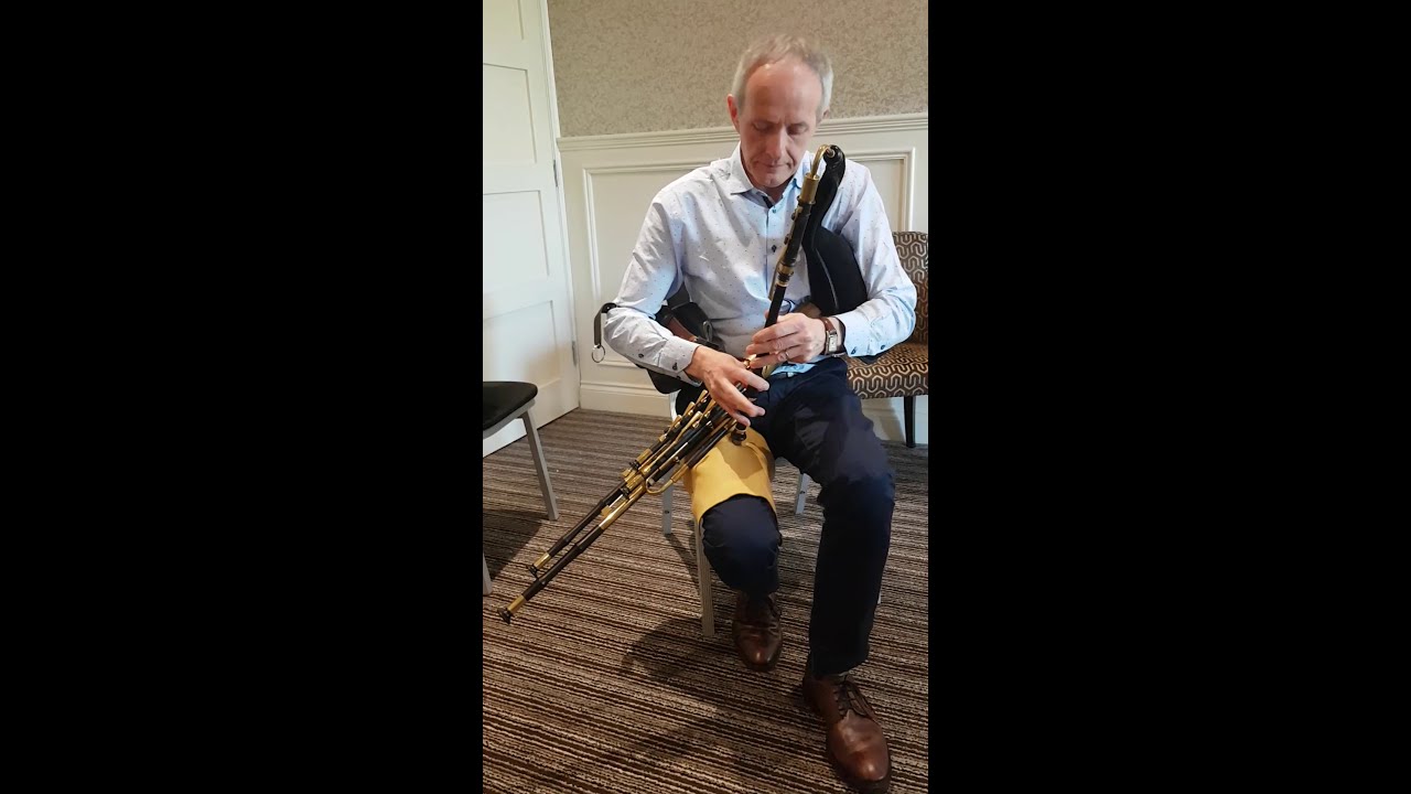 Brian MacNamara playing  Ceol Pipes 3/4 Set of Uilleann Pipes in 