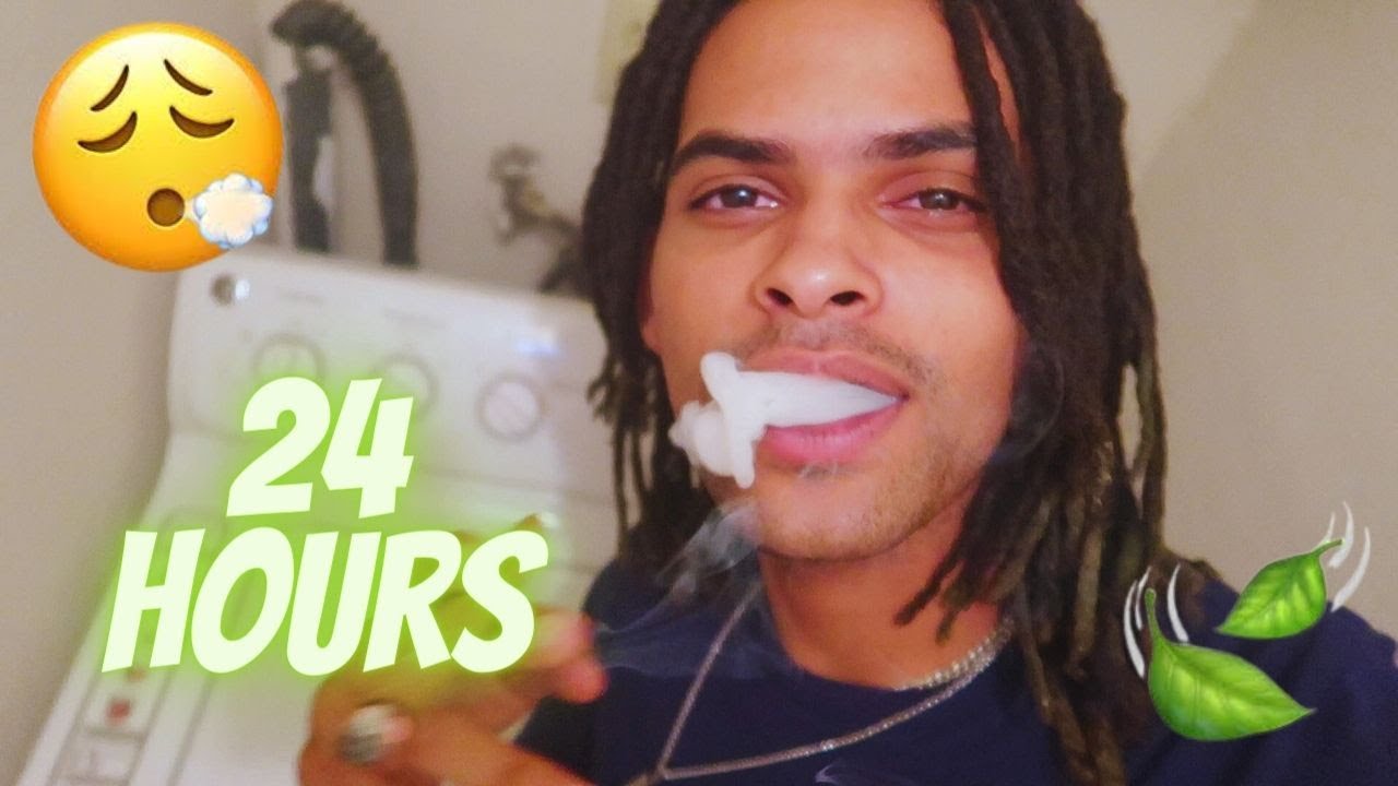 24 HOUR HOTBOX IN MY LAUNDRY ROOM *WE CRIED* 😭😵