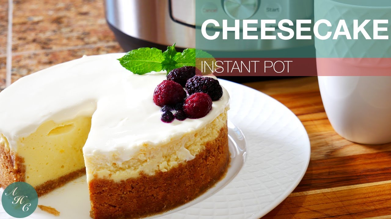 Instant Pot Cheesecake Recipe | How to make no bake easy and simple Cheesecake using Instant Pot