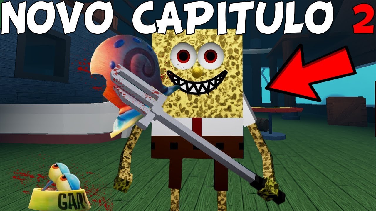 NOVO CAPITULO 2: O BOB ESPONJA DEVOROU O GARY! - INCRÍVEL! - Roblox Sponge - NightExtreme