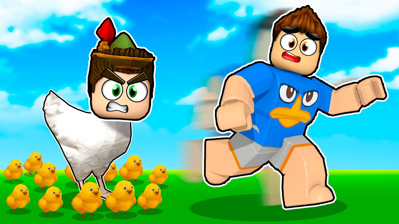 VIRAMOS GALINHAS E CONSEGUIMOS UMA CASA NO ROBLOX!! (Chicken Life 🐥)