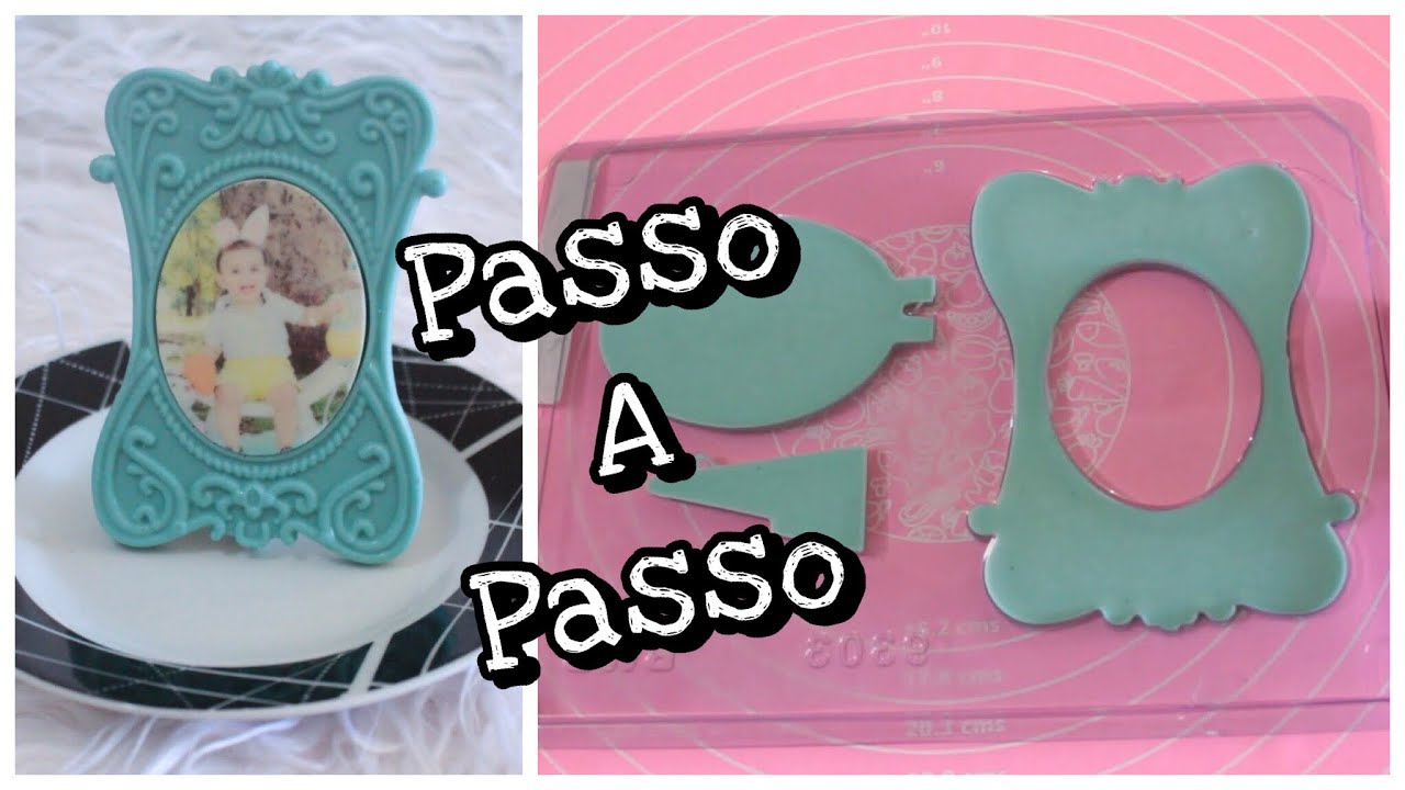 PORTA RETRATOS DE CHOCOLATE COM FOTO - PASSO A PASSO