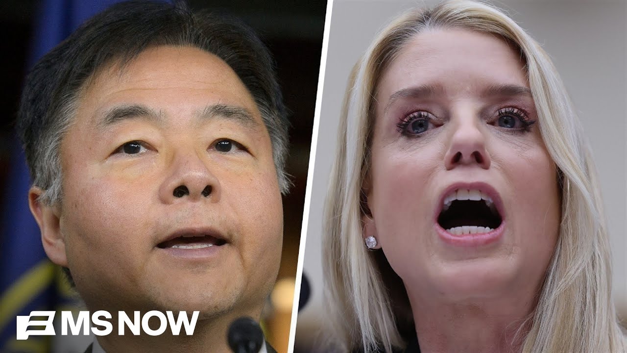 'I believe you just lied under oath': Dem Rep. asks Bondi about Trump's mentions in Epstein files