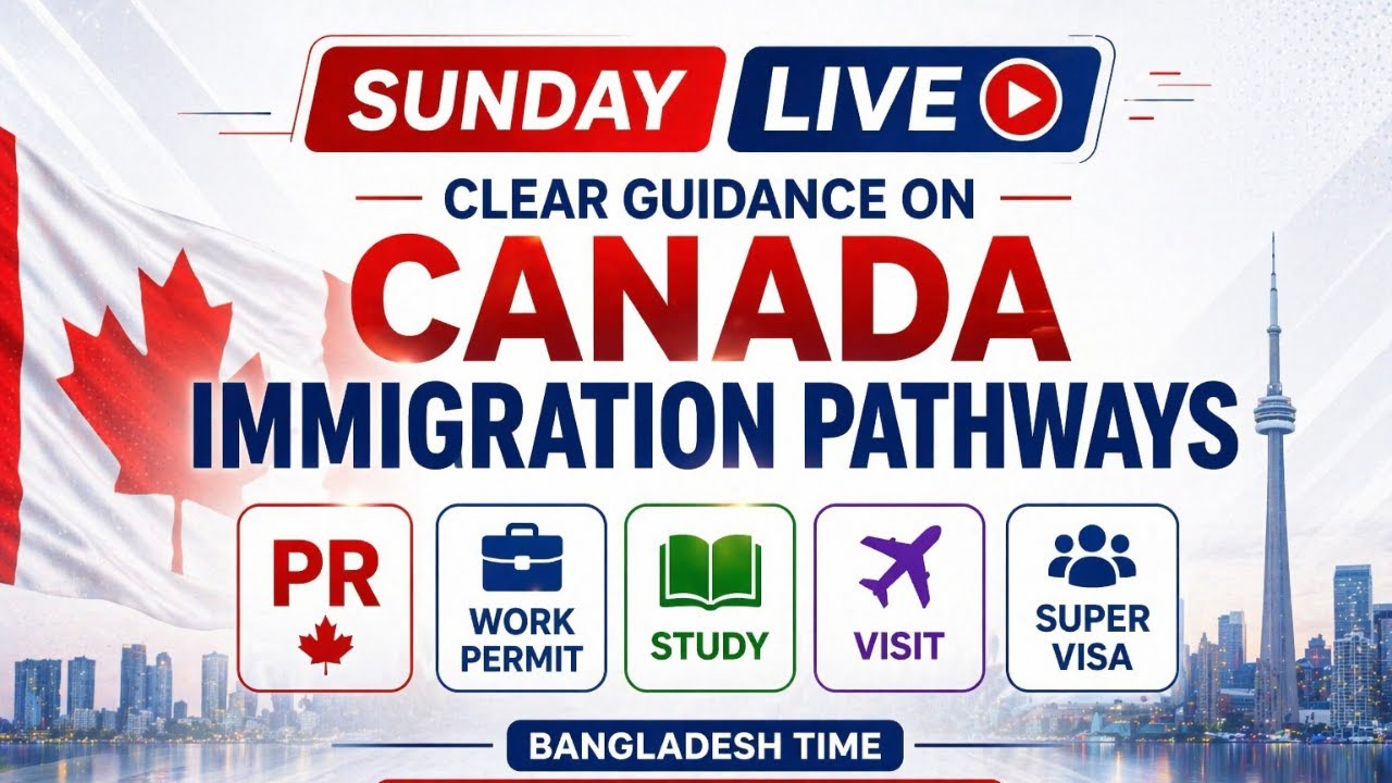 Sunday LIVE: Q&A with RCIC on Study, Work and PR in Canada